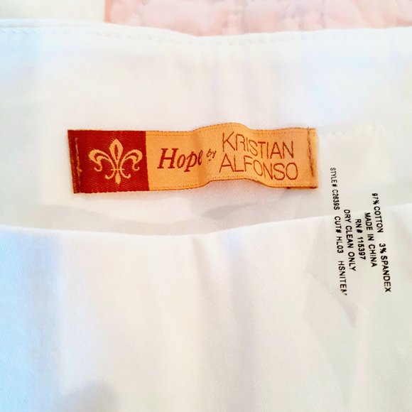 HOPE by Kristian Alfonso White, Wide Bell Pants 16 - Picture 2 of 7